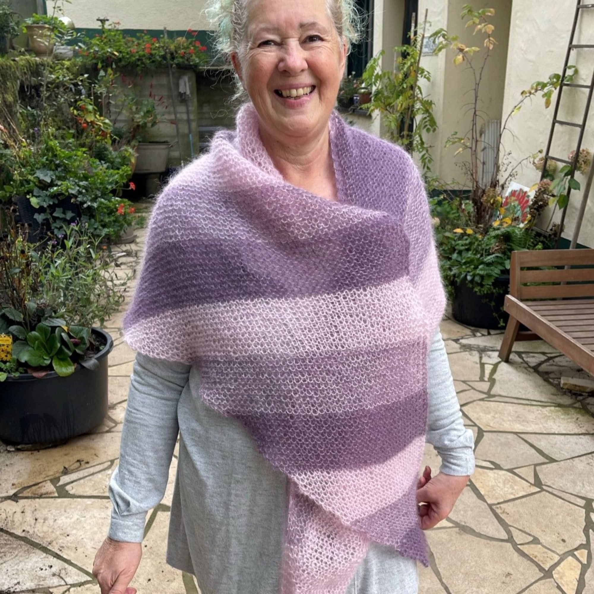 Rosa in Harmonie mit Mauve