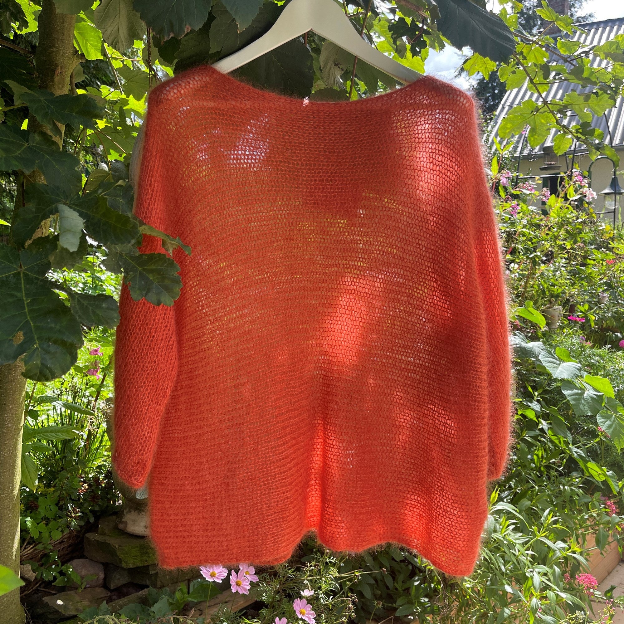 Strick-Set Leichter Pullover 3/4 Arm Größe I