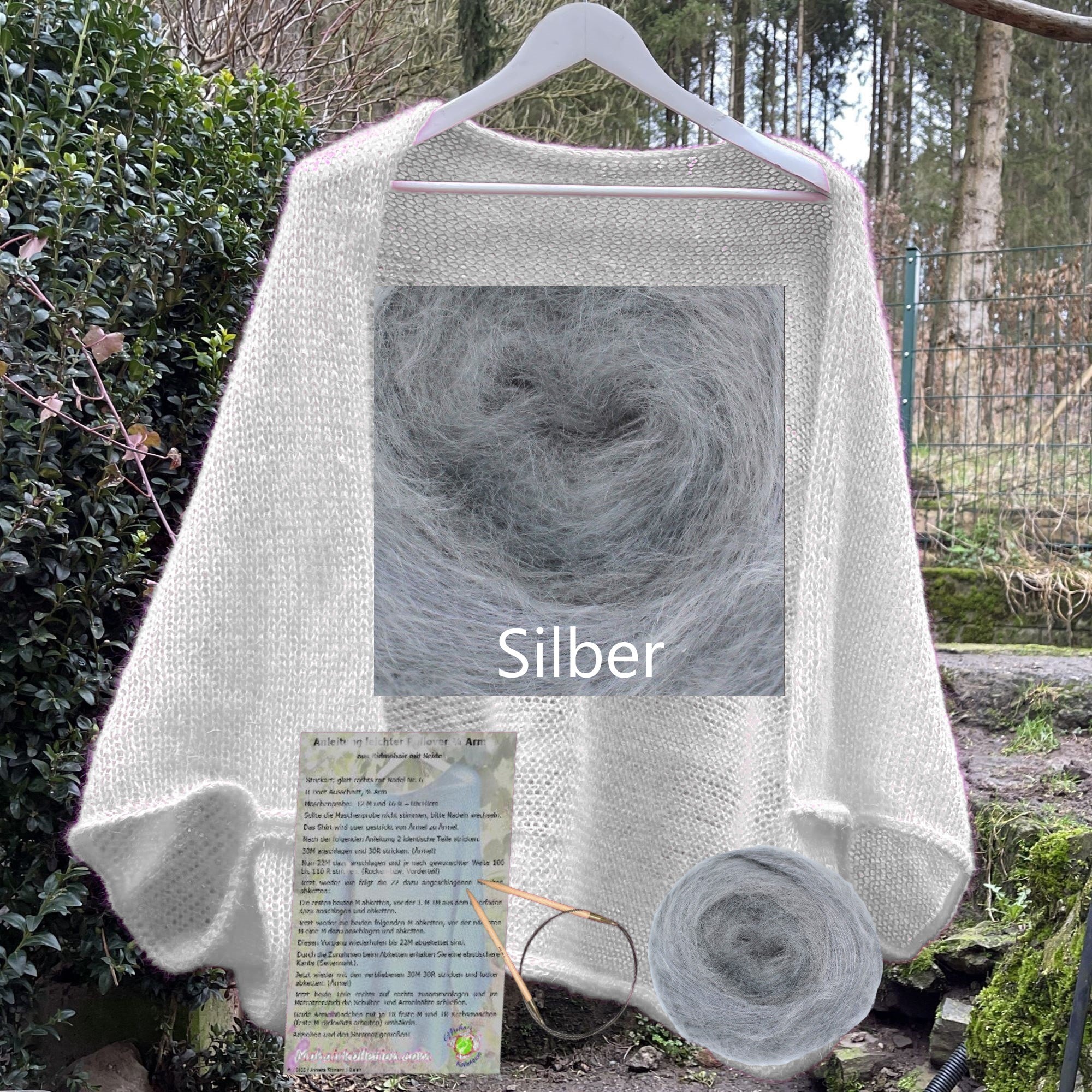 Strick-Set Seelenwärmer Degradé in 4 Gr.