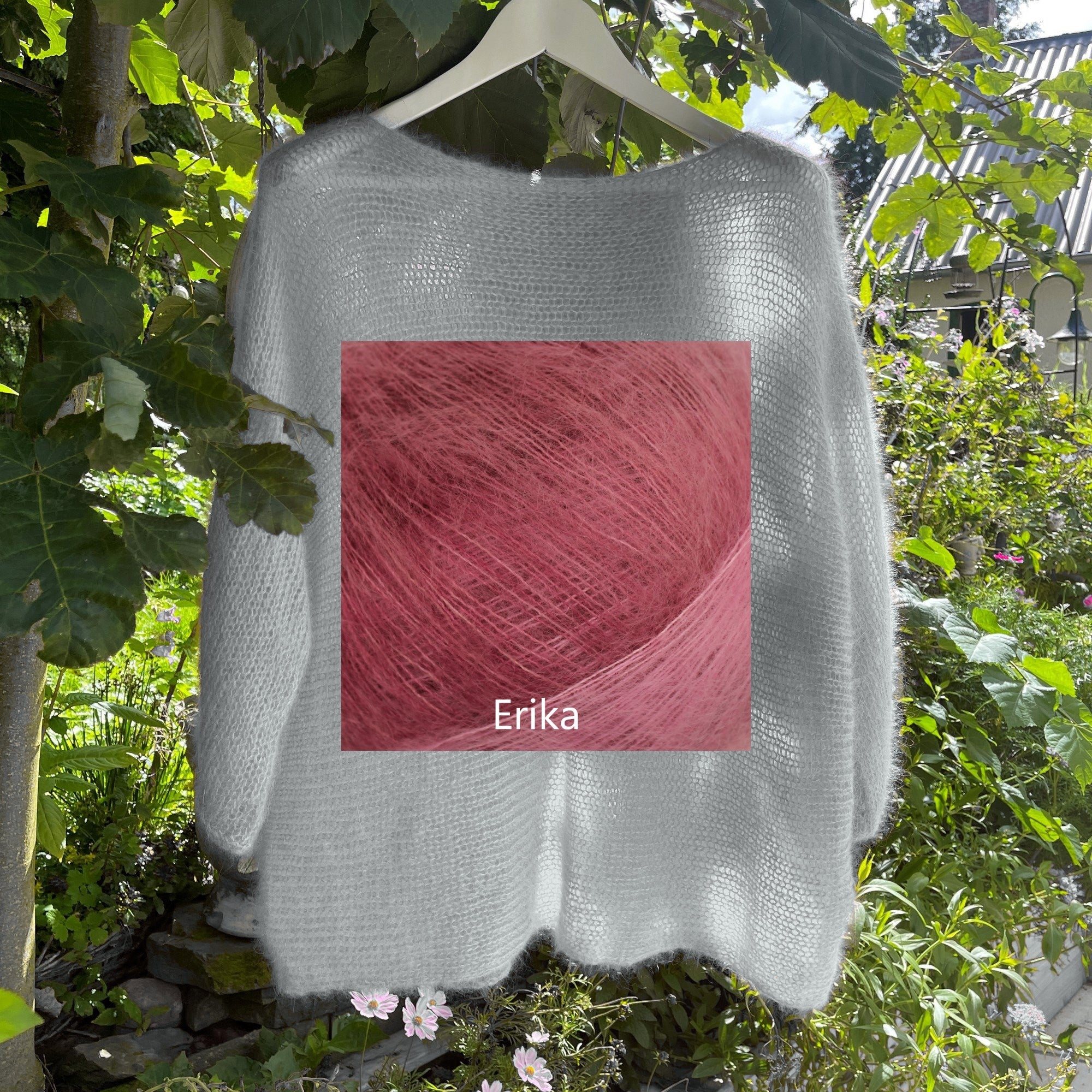 Leichter Pullover 3/4 Arm Degradé