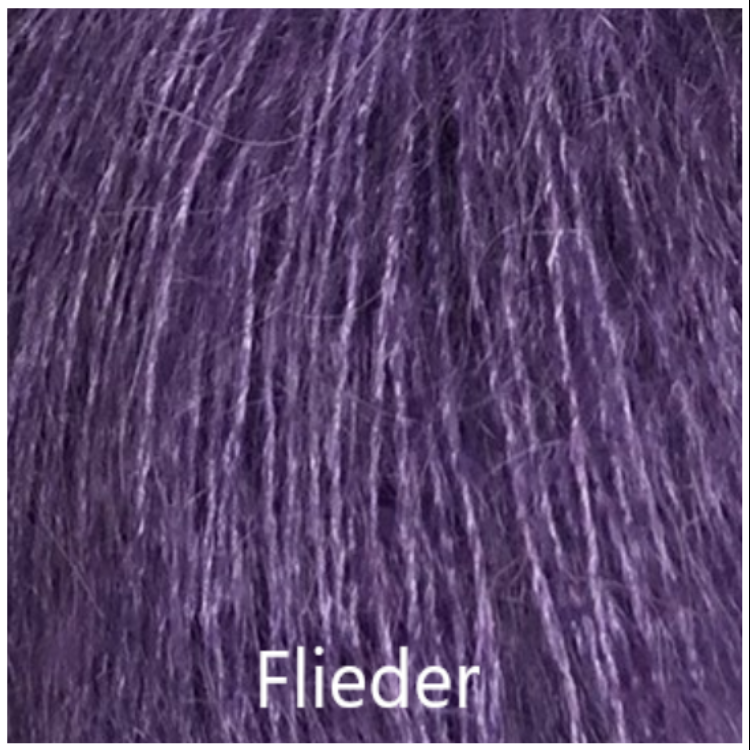 Kidmohair-Seiden Knäuel Flieder