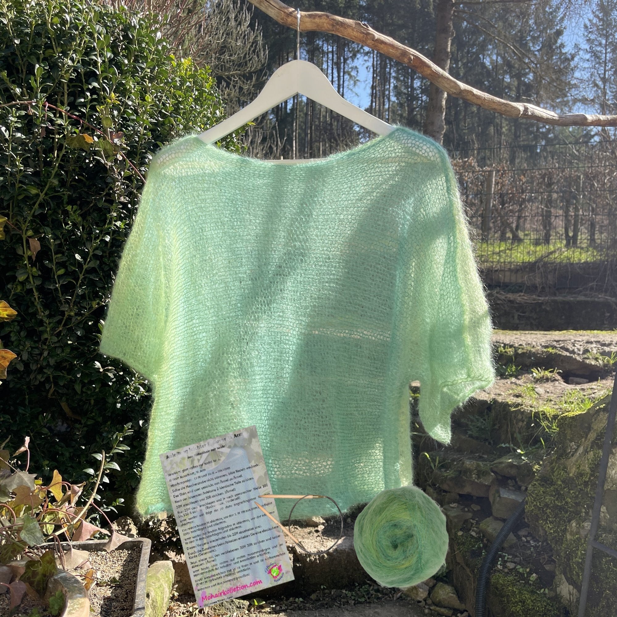 Strick-Set leichtes Shirt Degradé
