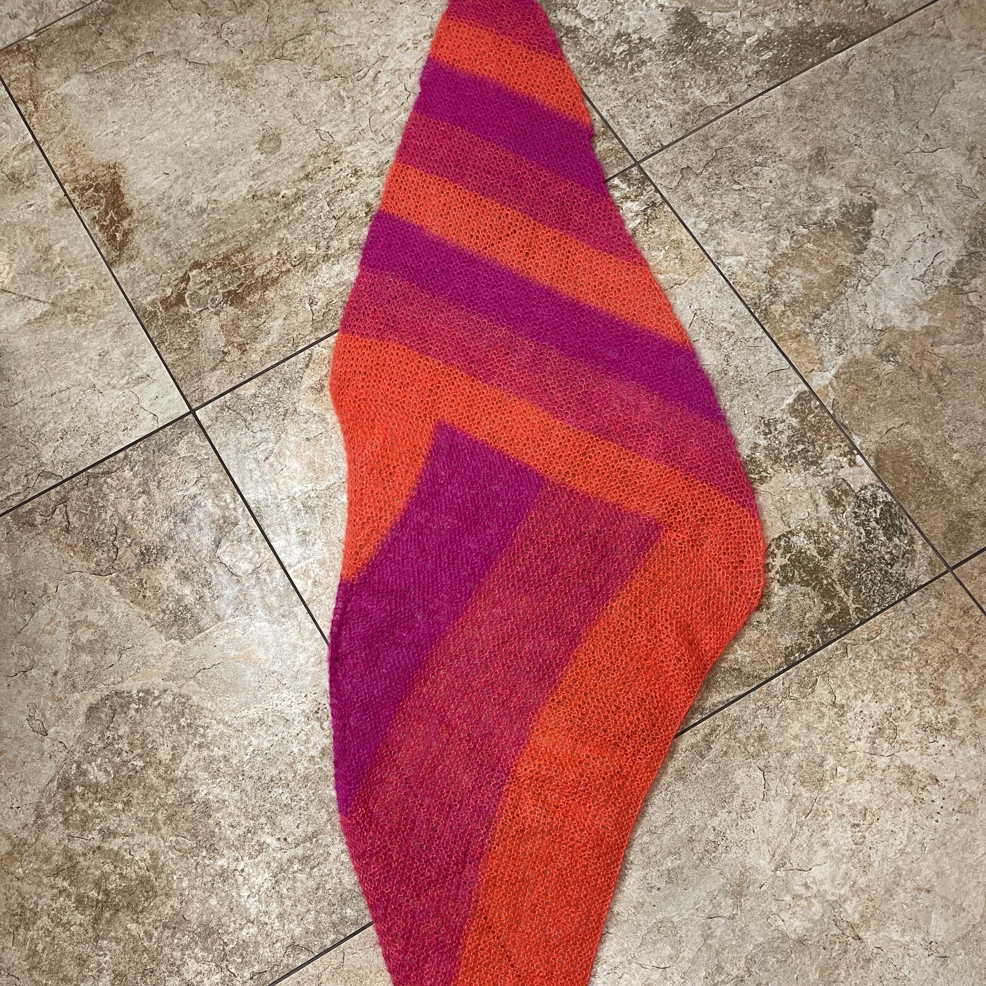 Magenta in Harmonie mit Melone