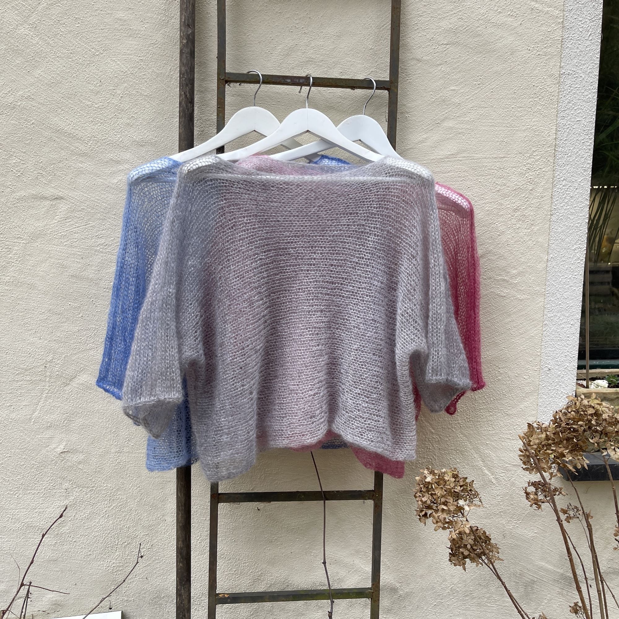 Strick-Set leichtes Shirt Degradé