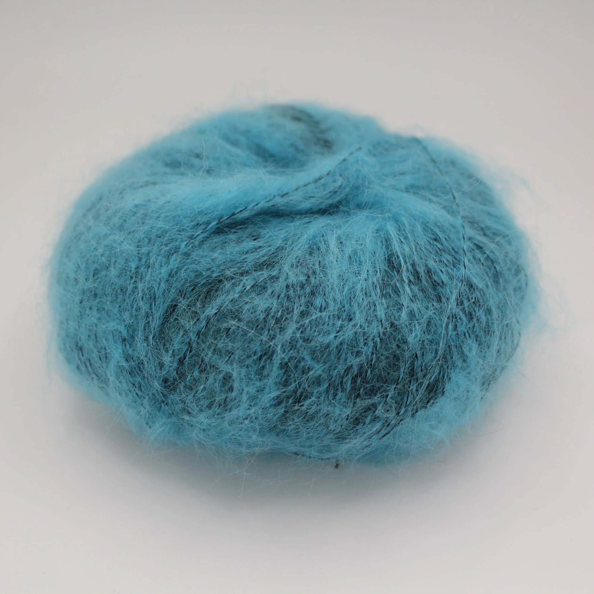 Alpaka Seide Degradé Karibik Blau