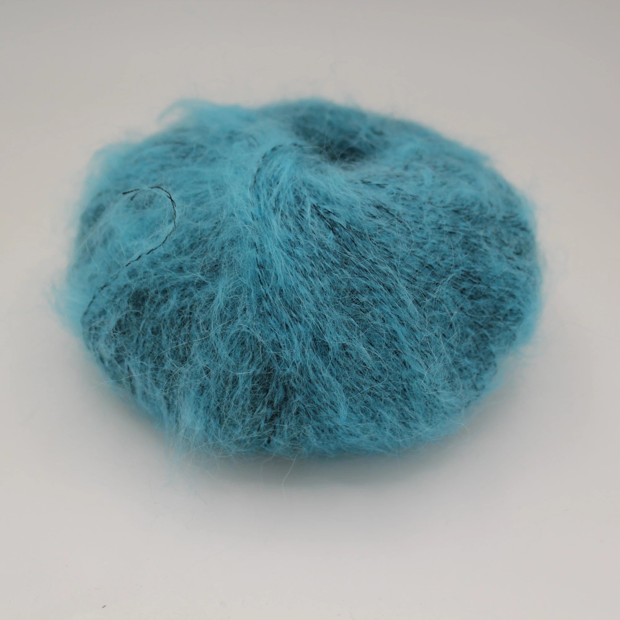 Alpaka Seide Degradé Karibik Blau