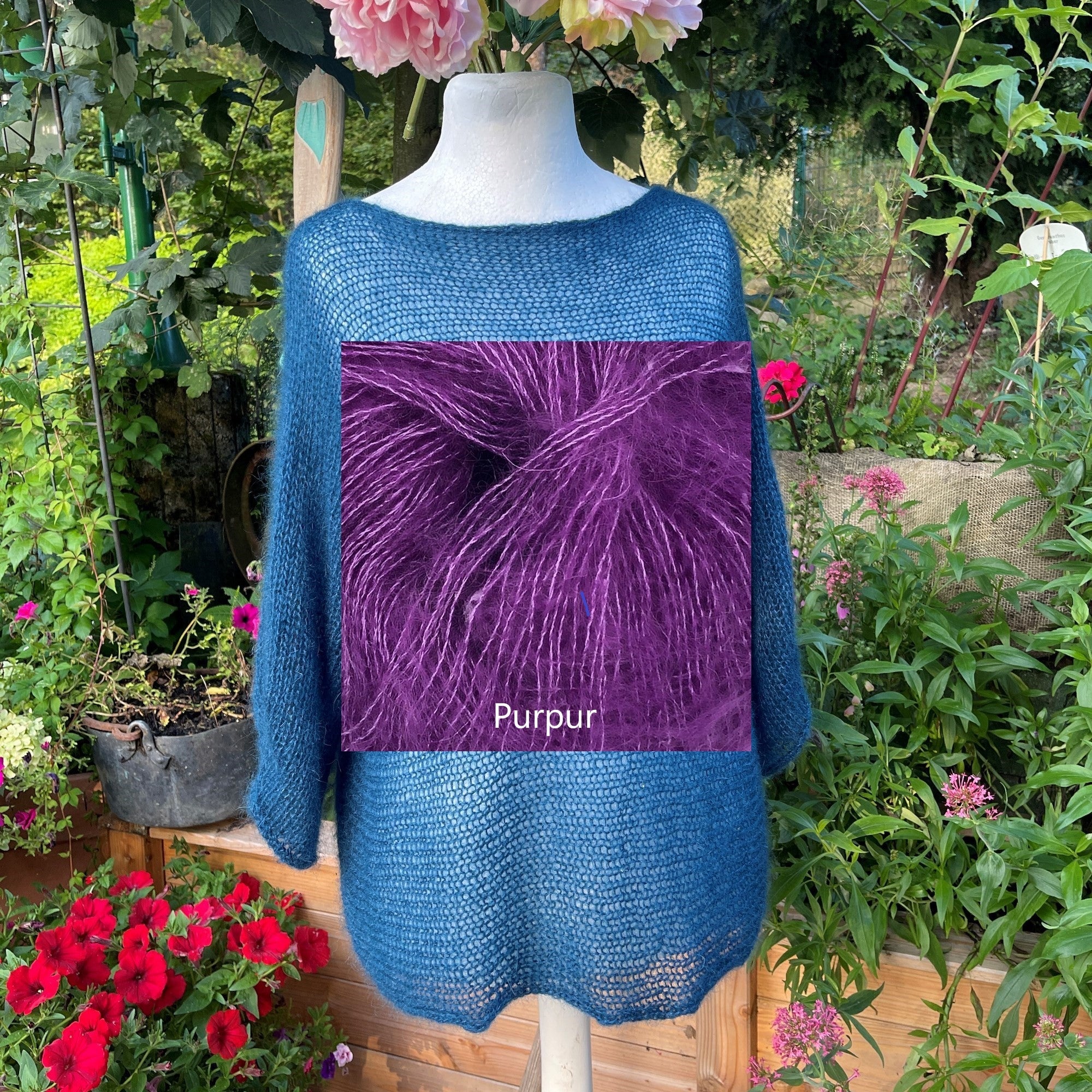 Leichter Pullover 3/4 Arm Größe II