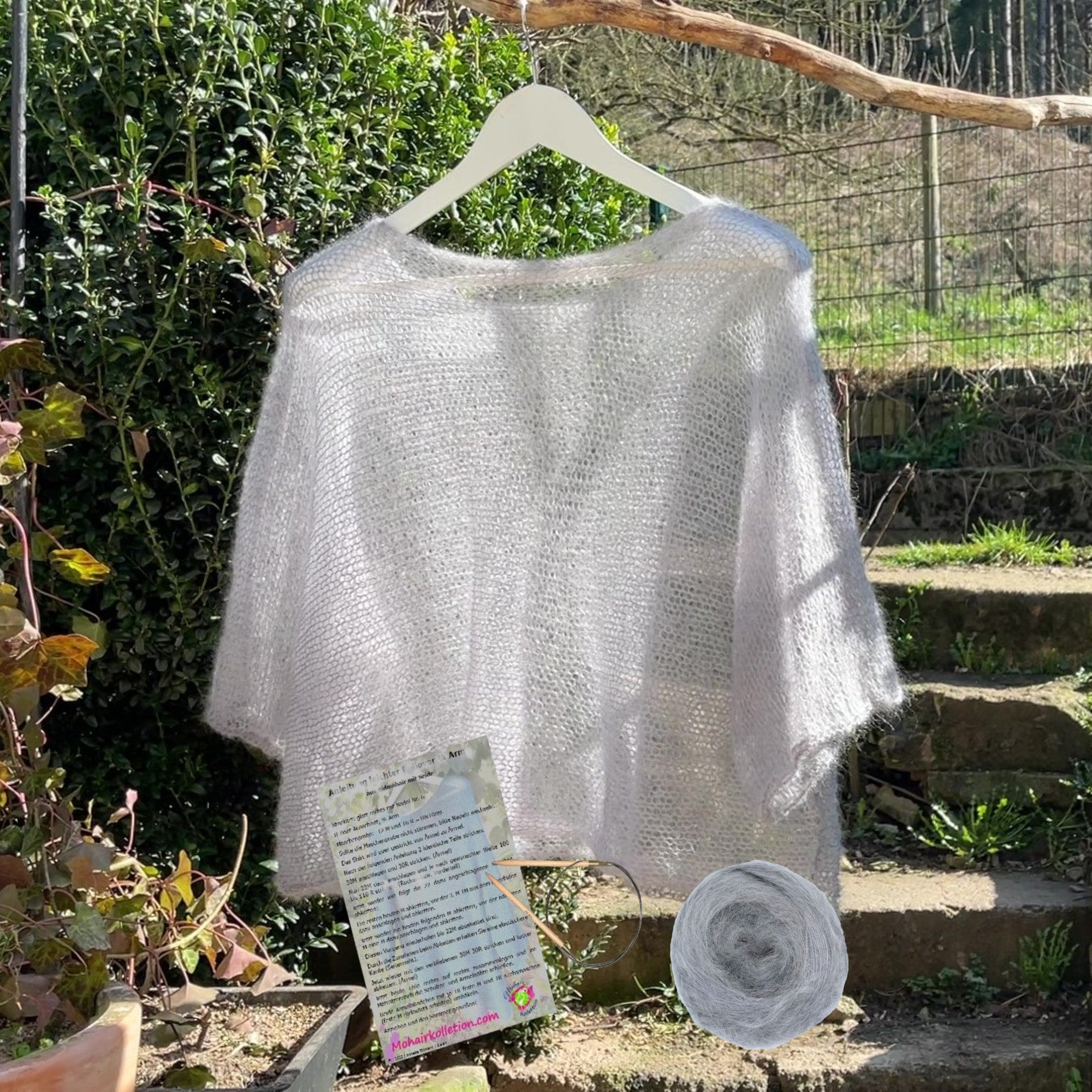 Strick-Set leichtes Shirt Degradé