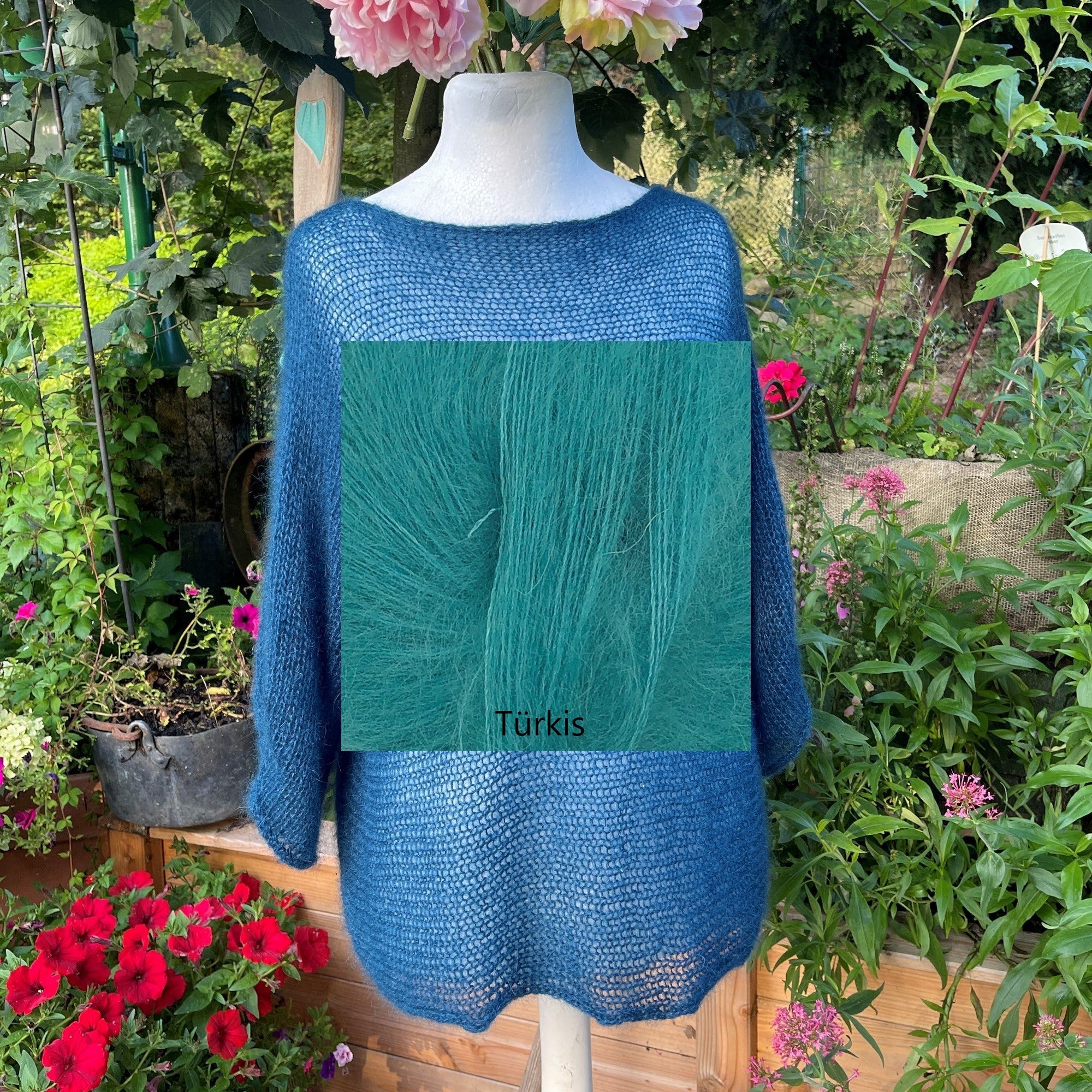 Leichter Pullover 3/4 Arm Größe II