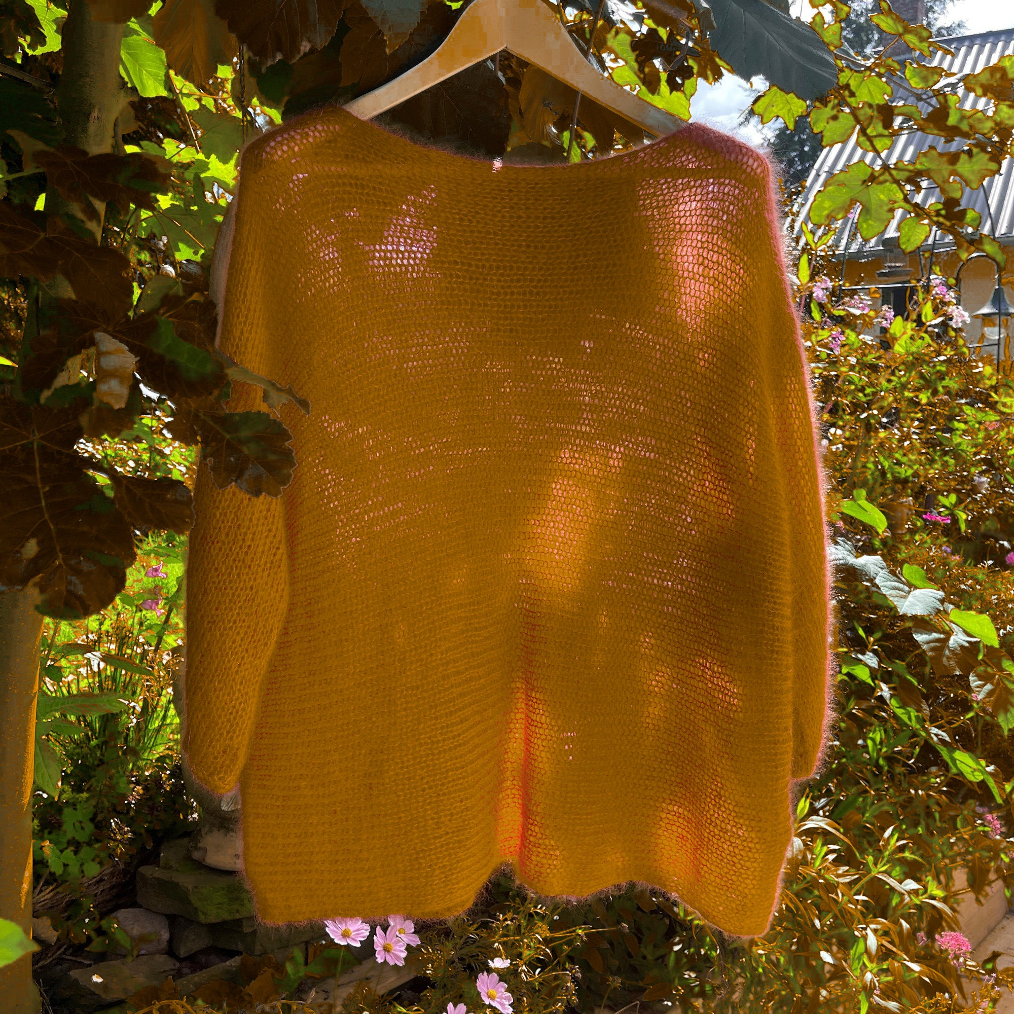 Strick-Set Leichter Pullover 3/4 Arm Größe II