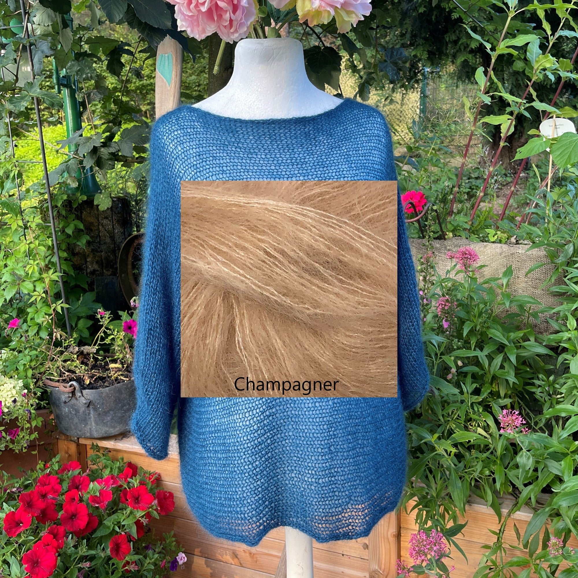 Leichter Pullover 3/4 Arm Größe I
