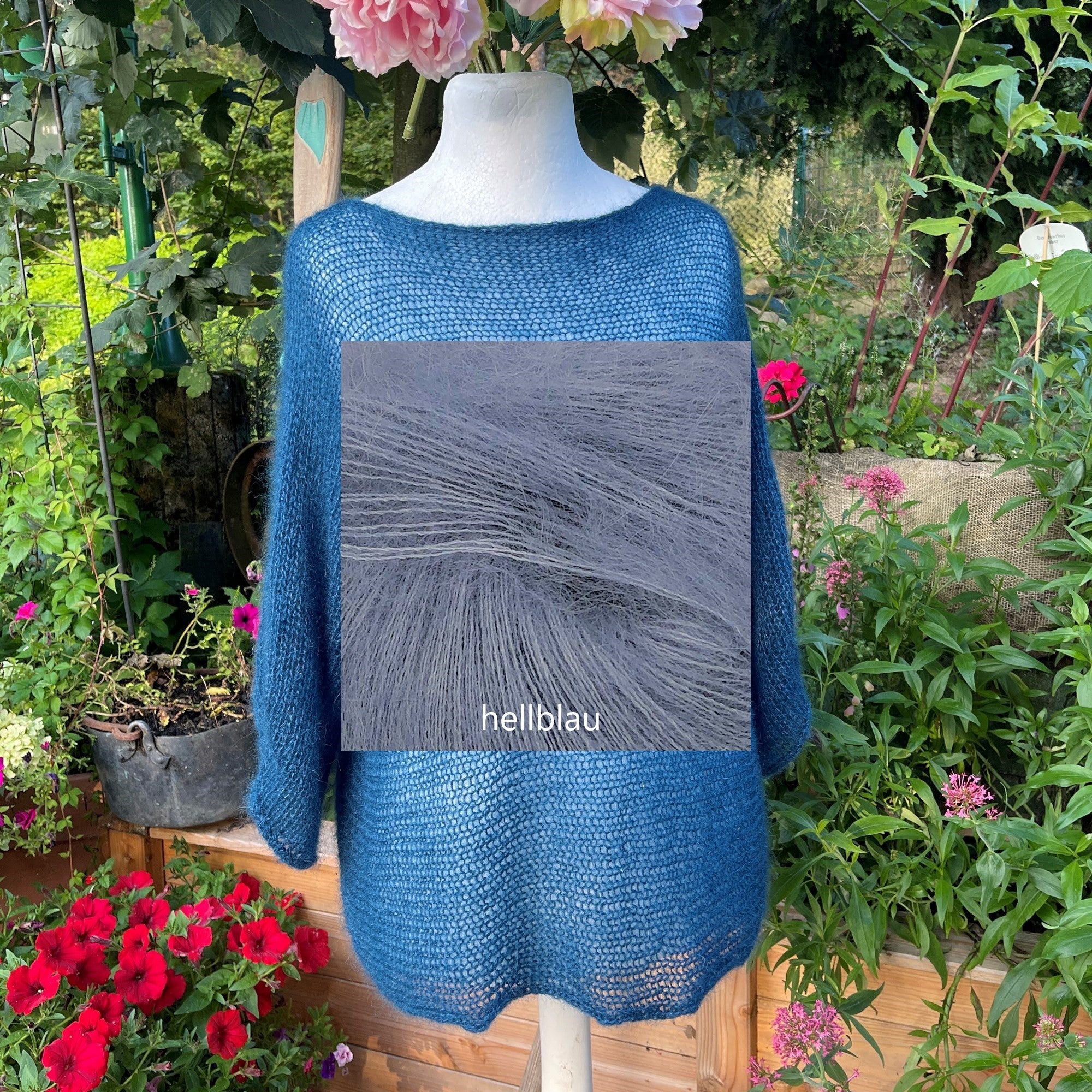 Leichter Pullover 3/4 Arm Größe I