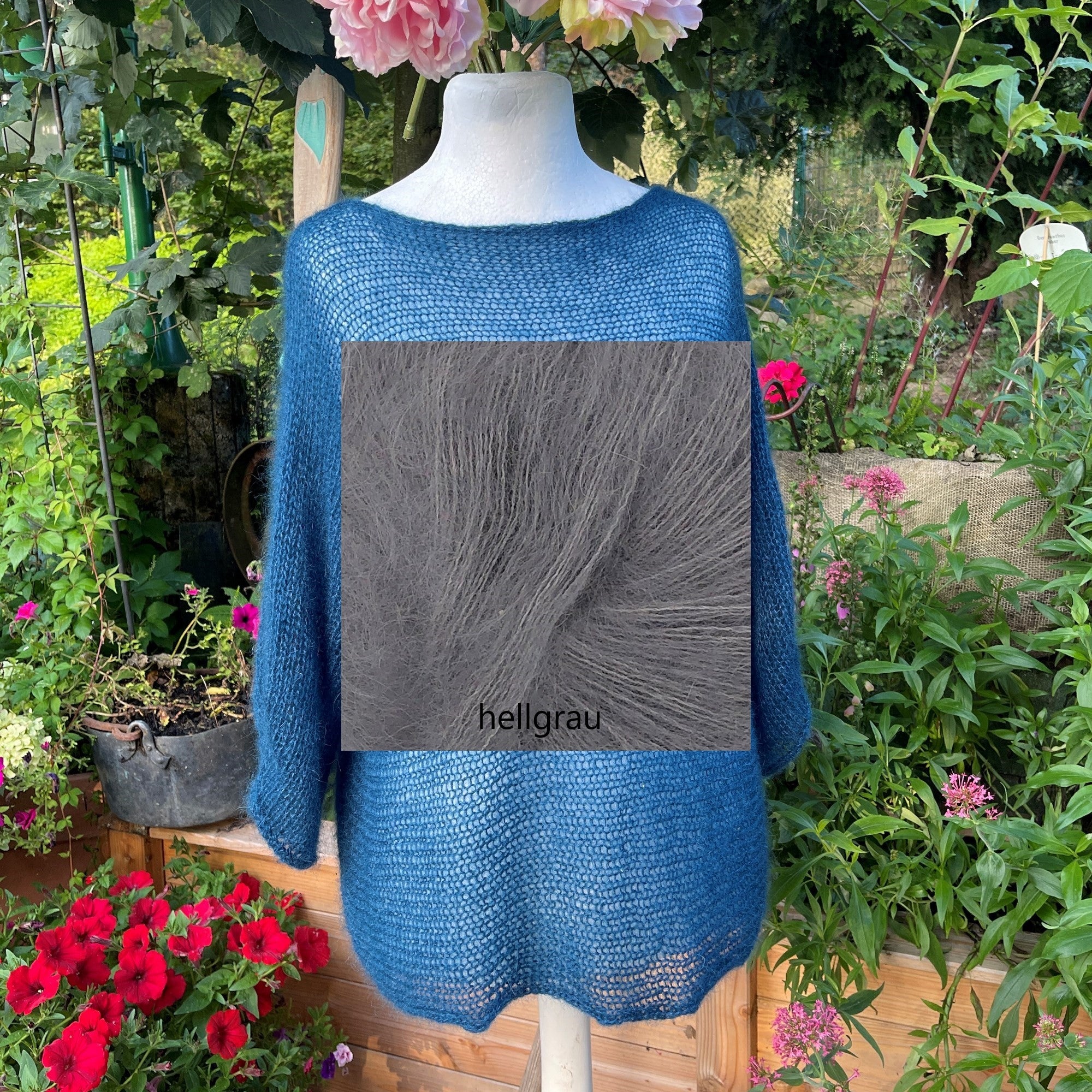 Leichter Pullover 3/4 Arm Größe I