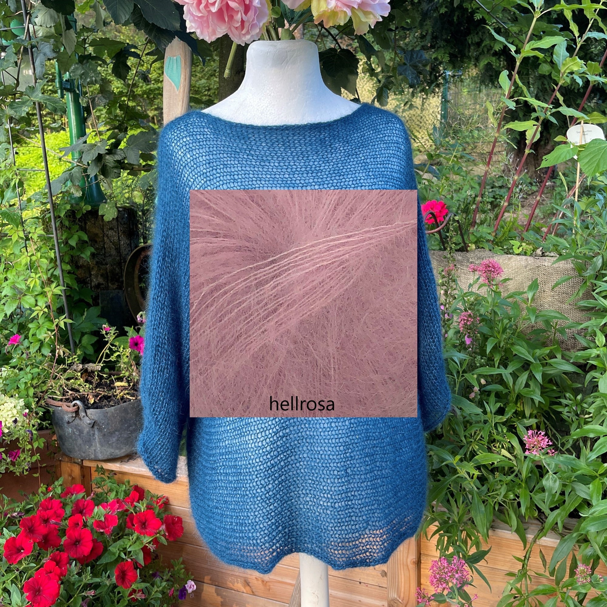 Leichter Pullover 3/4 Arm Größe I