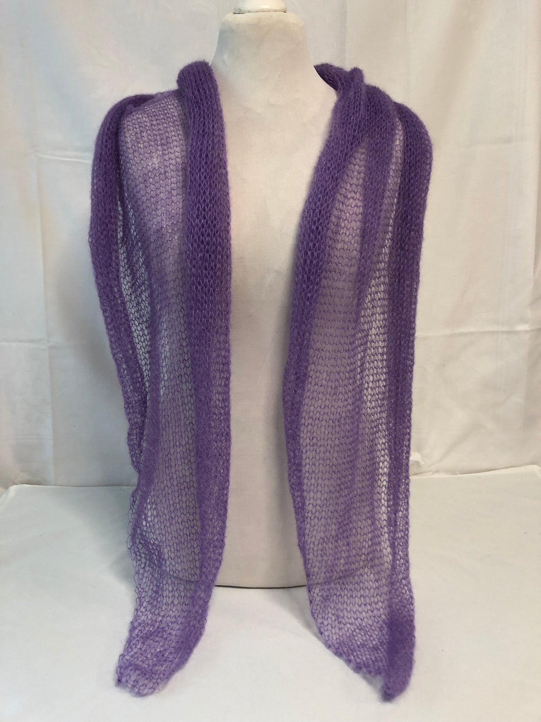 Schal Tuch Stola Flieder