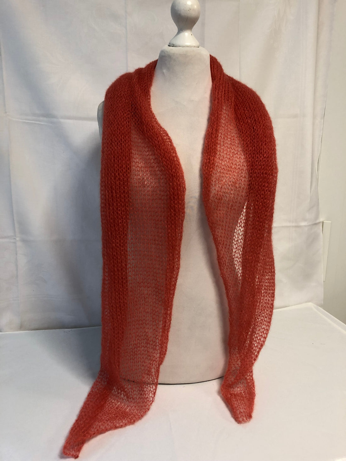 Schal Tuch Stola Kürbis