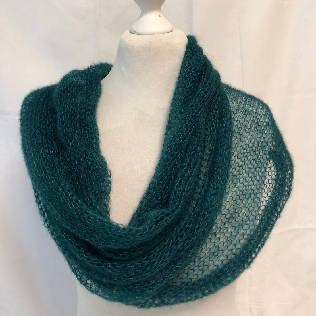 Kidmohair-Seiden Loop Dunkelgrün