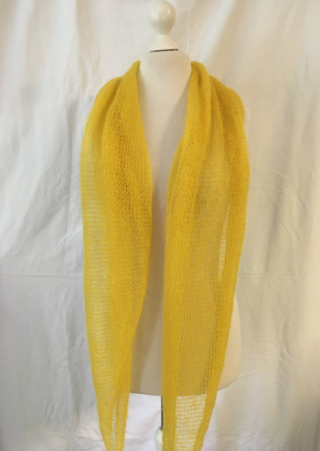 Schal Tuch Stola Gelb