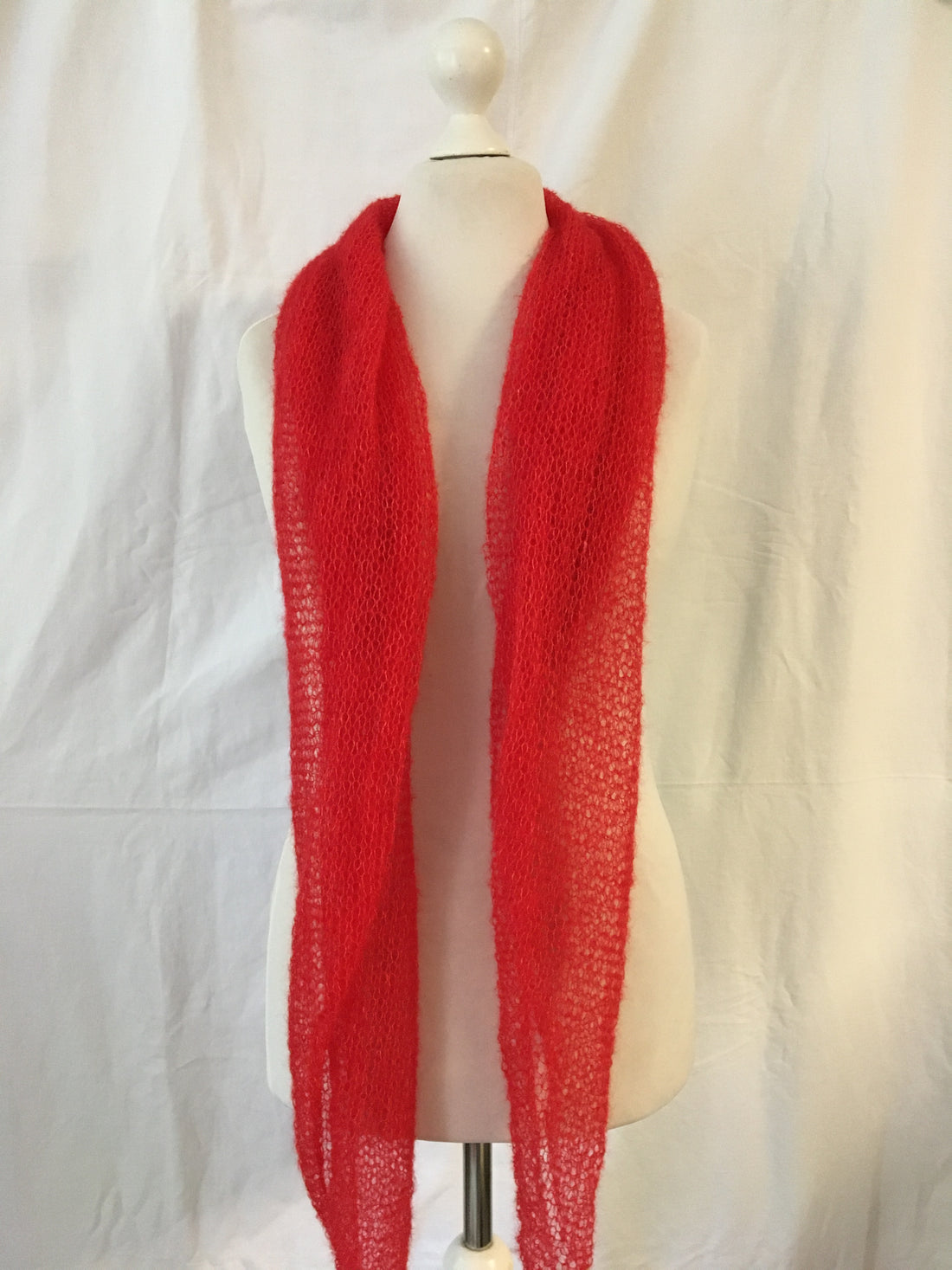 Schal Tuch Stola Mohn