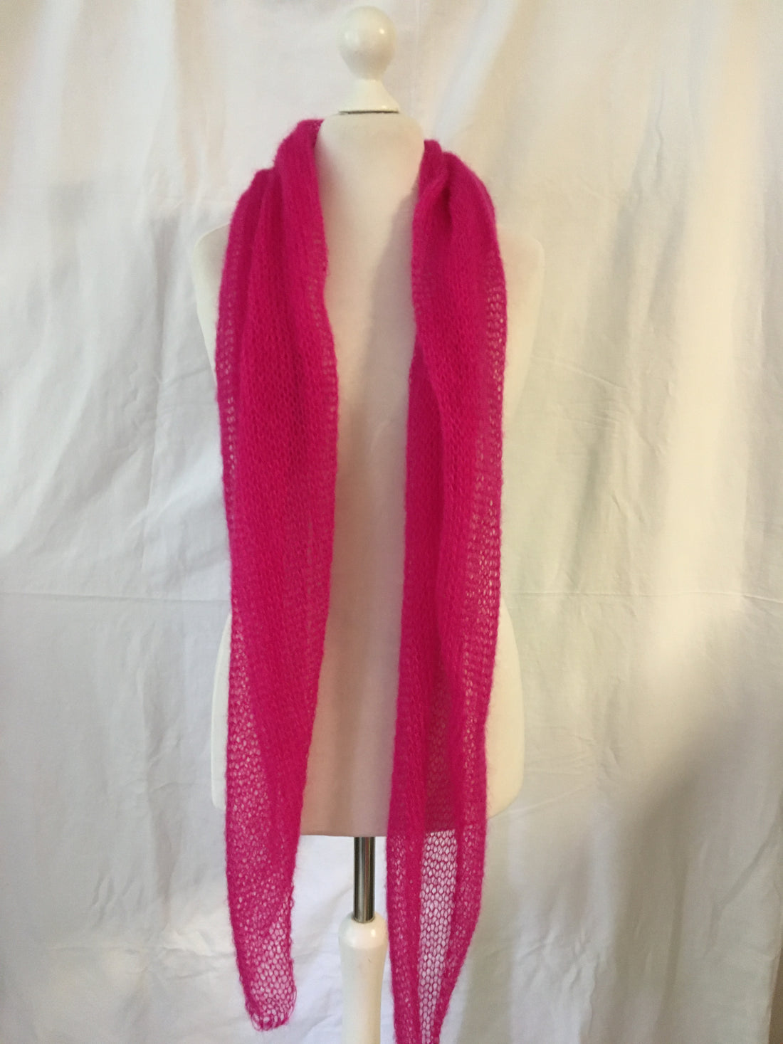 Schal Tuch Stola Magenta