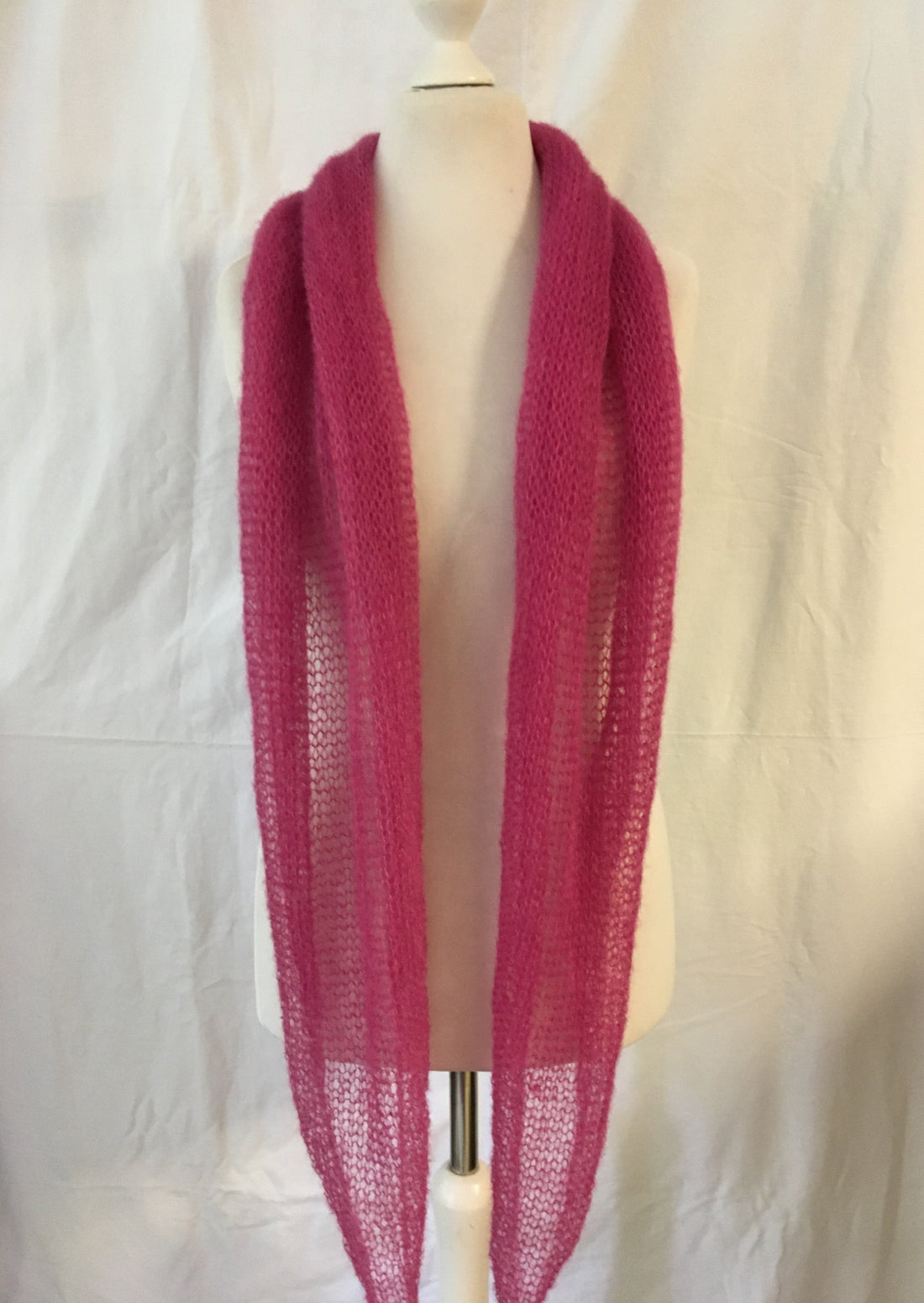 Schal Tuch Stola Hellbeere