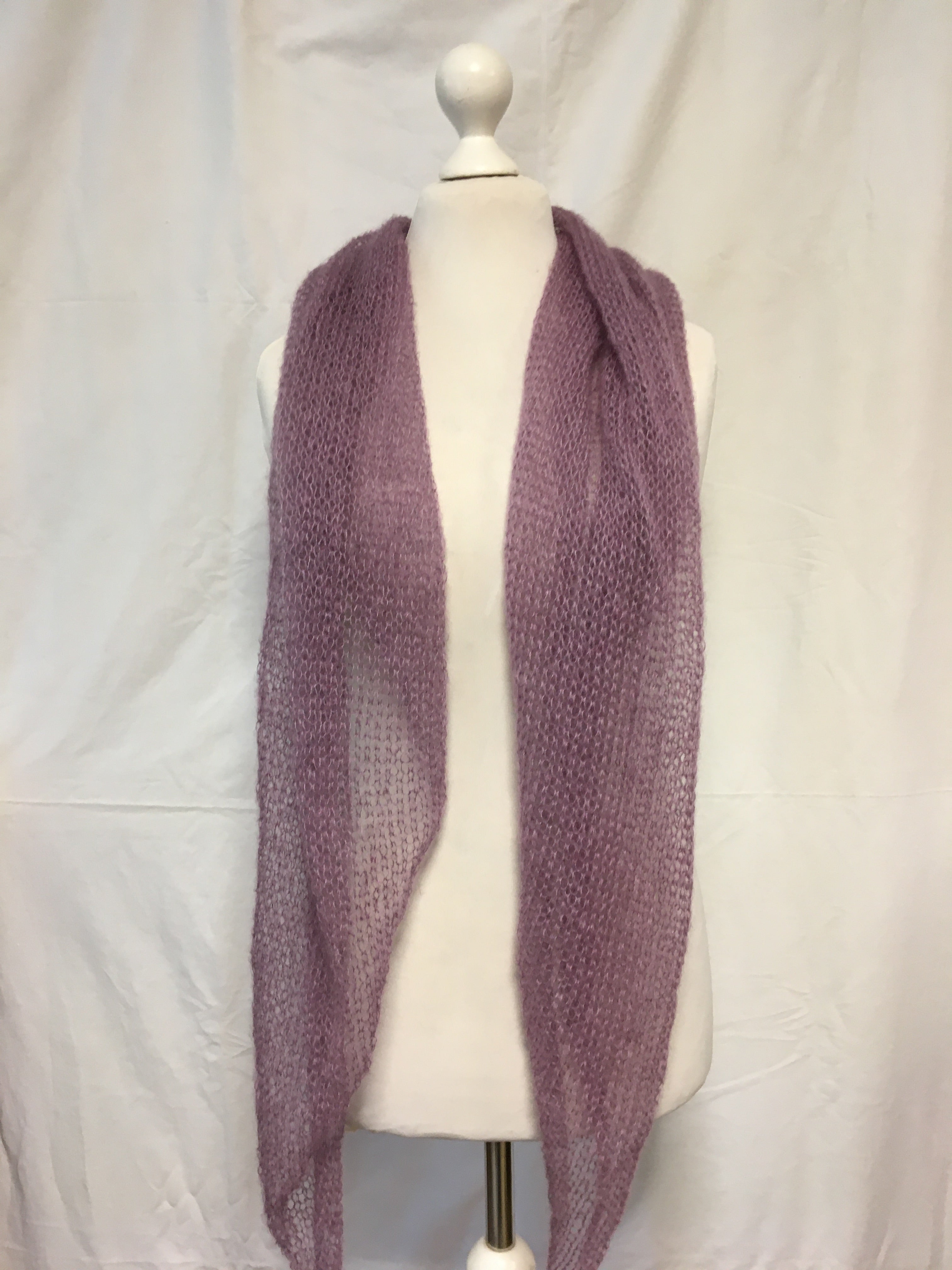 Schal Tuch Stola Mauve