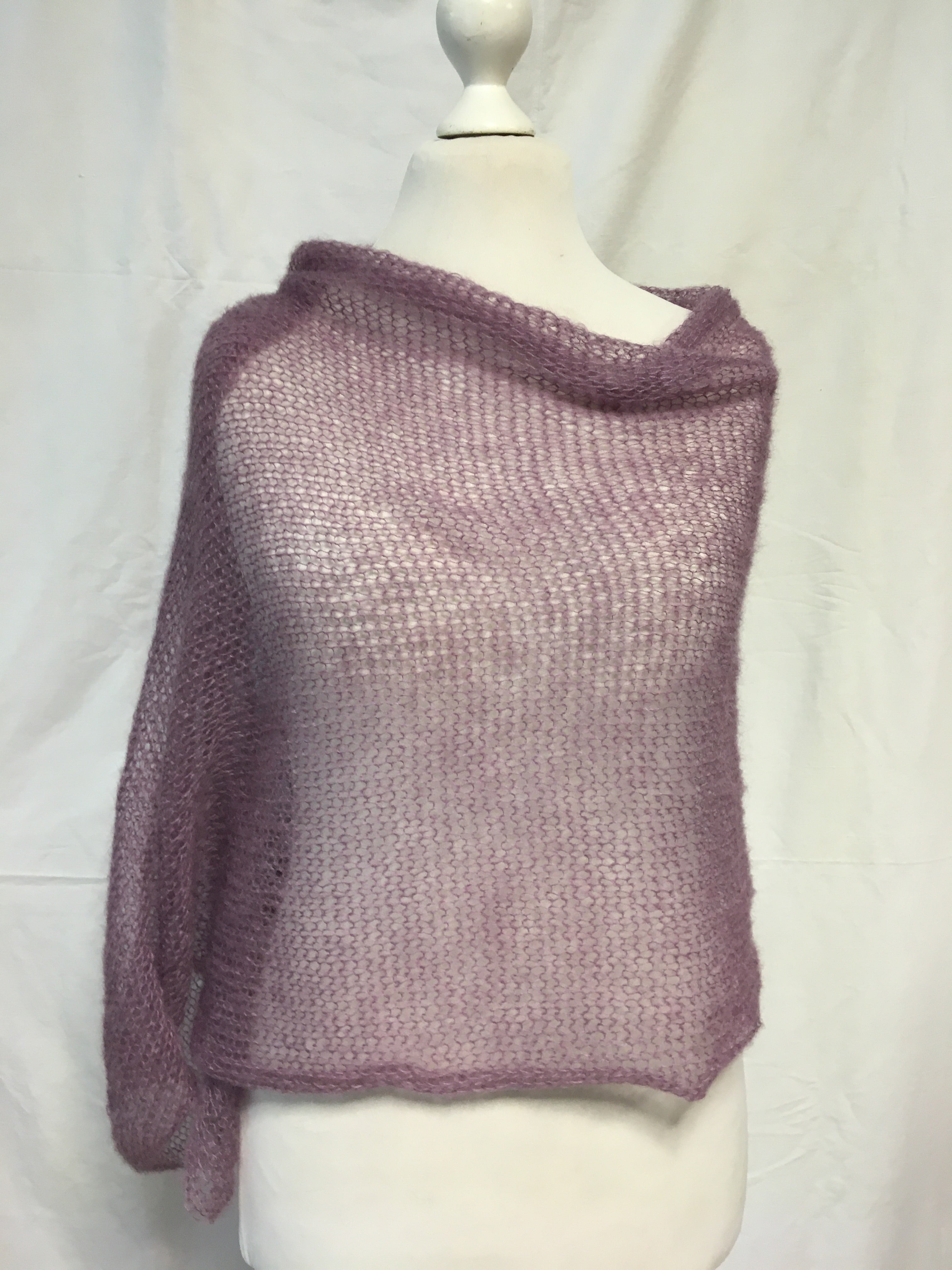 Schal Tuch Stola Mauve