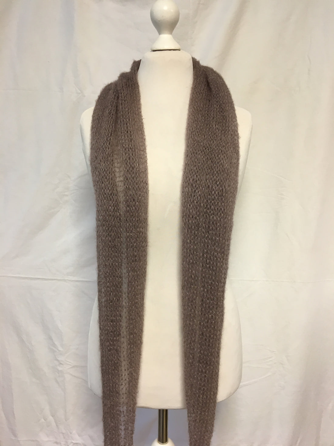 Schal Tuch Stola Taupe