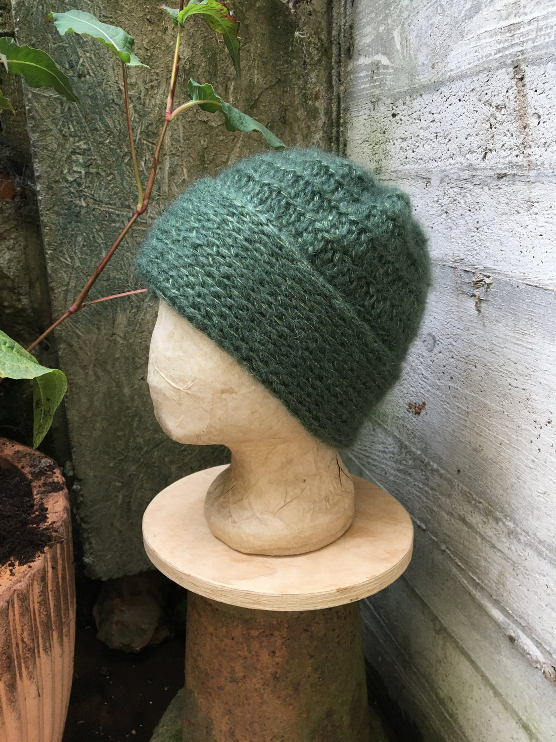 Mütze und Schal Tanne