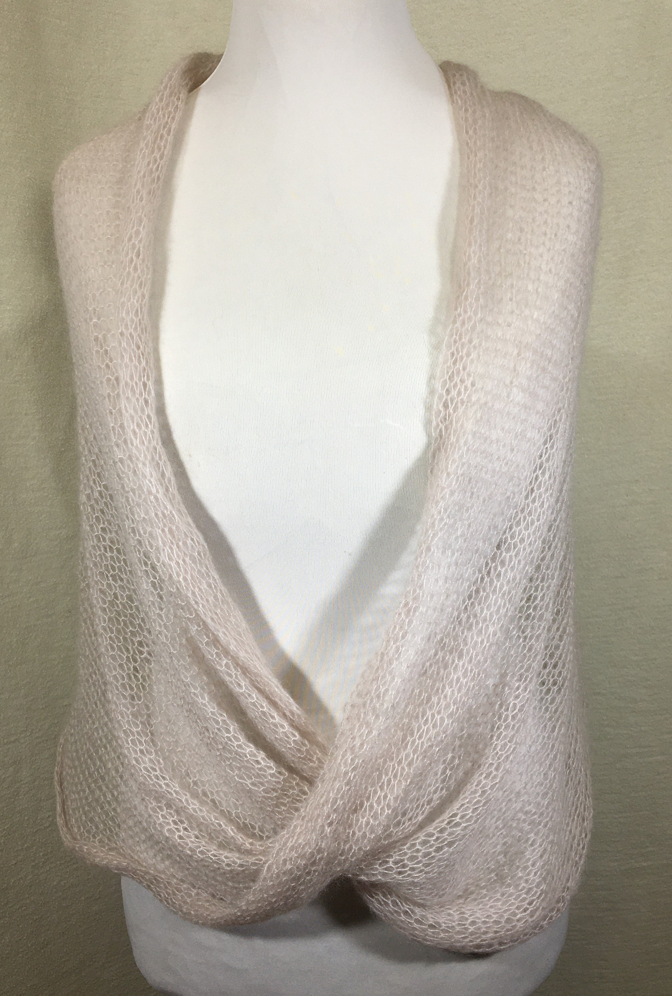 Kidmohair-Seiden Loop Beige