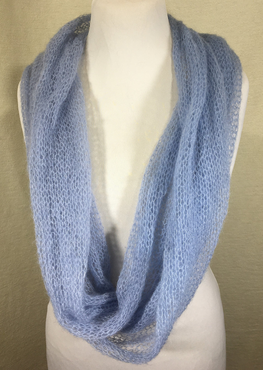 Kidmohair-Seiden Loop Hellblau