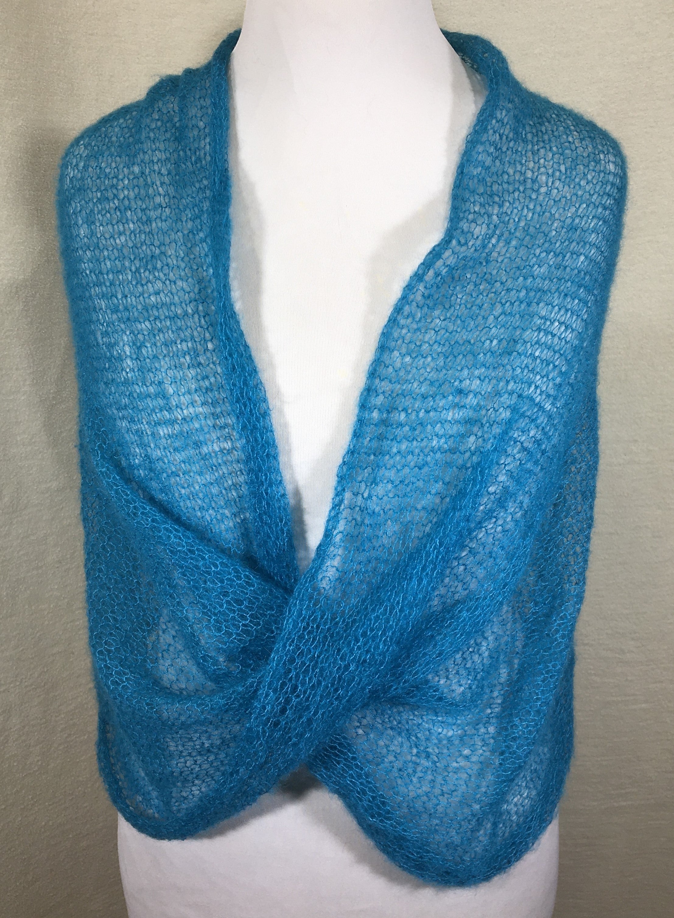 Kidmohair-Seiden Loop Lagune
