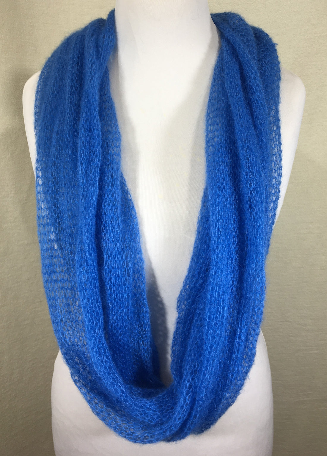 Kidmohair-Seiden Loop Azurblau
