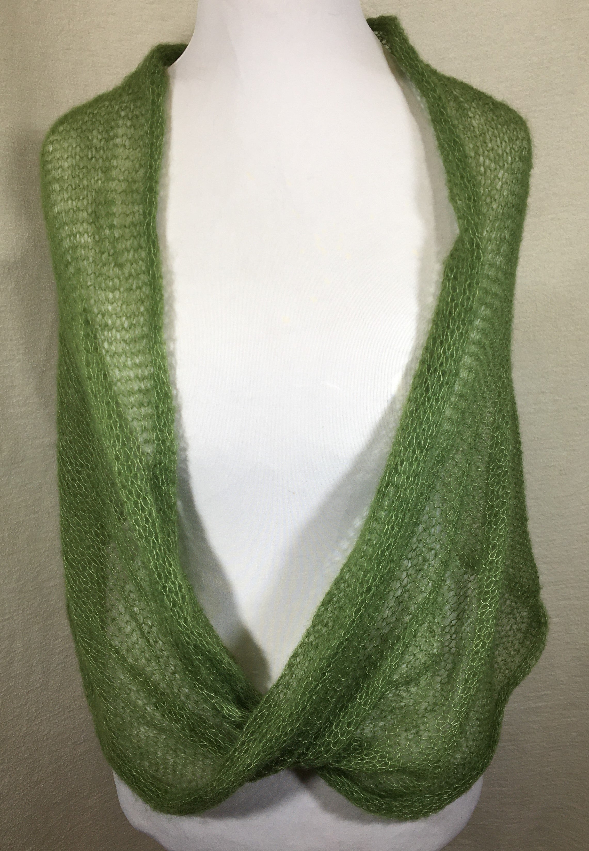 Kidmohair-Seiden Loop Absinth