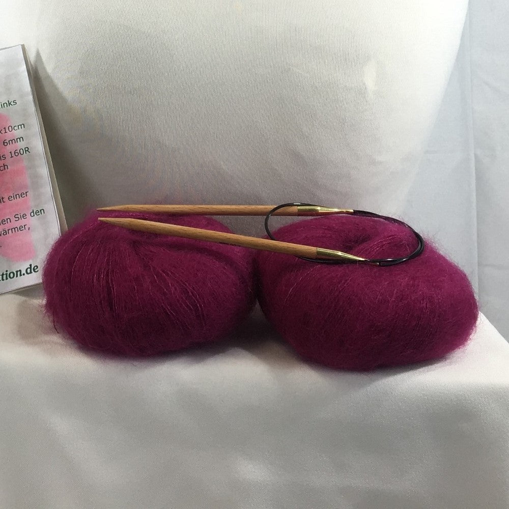 Strick-Set Loop Fuchsia