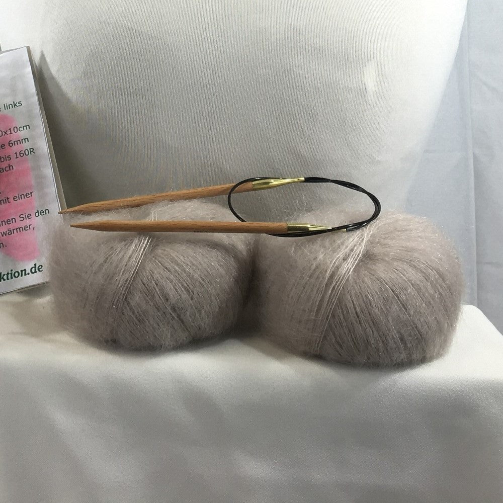 Strick-Set Loop Beige