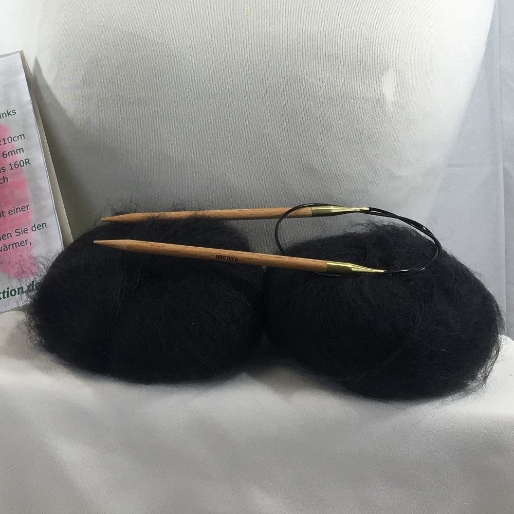 Strick-Set Loop Schwarz