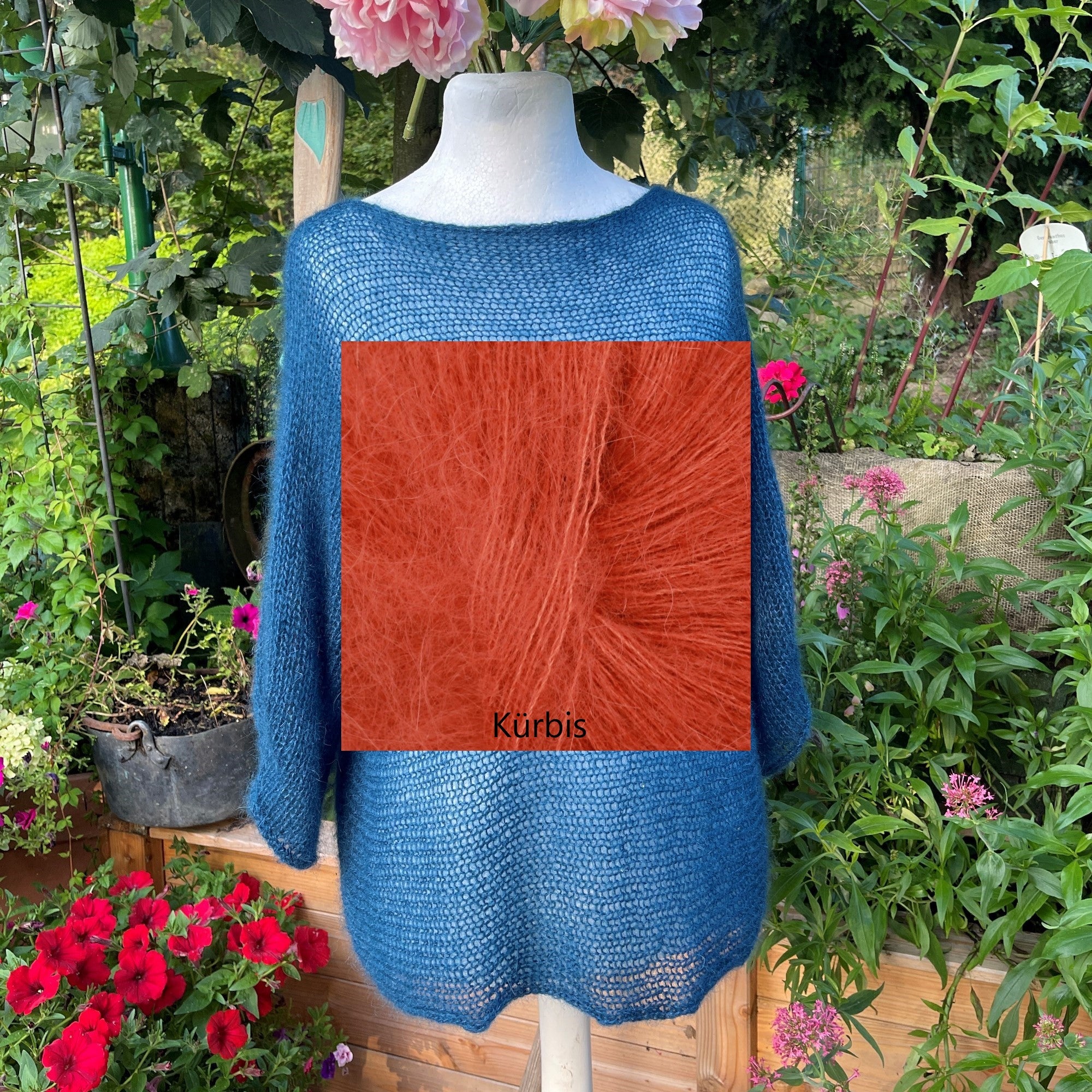 Leichter Pullover 3/4 Arm Größe I