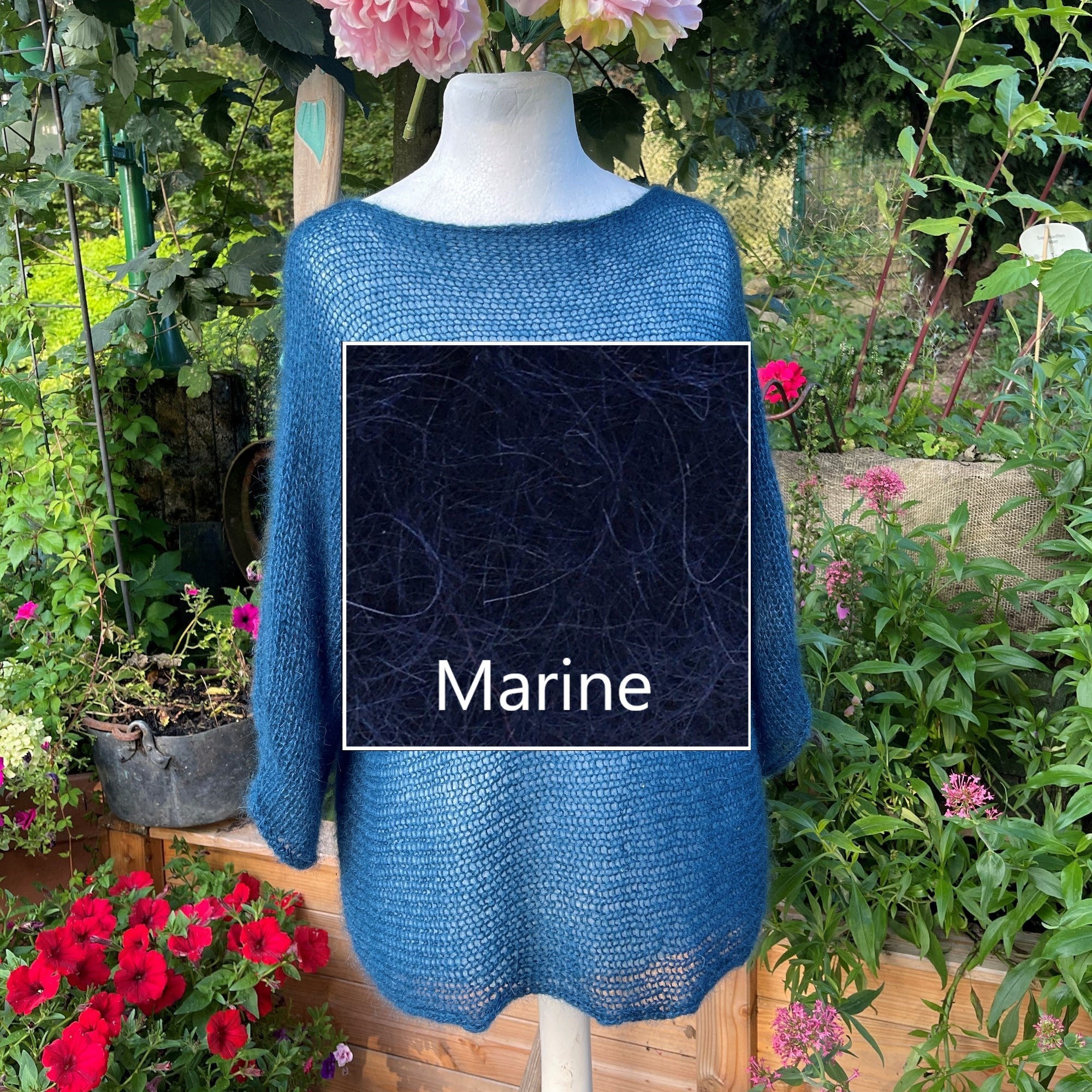 Leichter Pullover 3/4 Arm Größe I