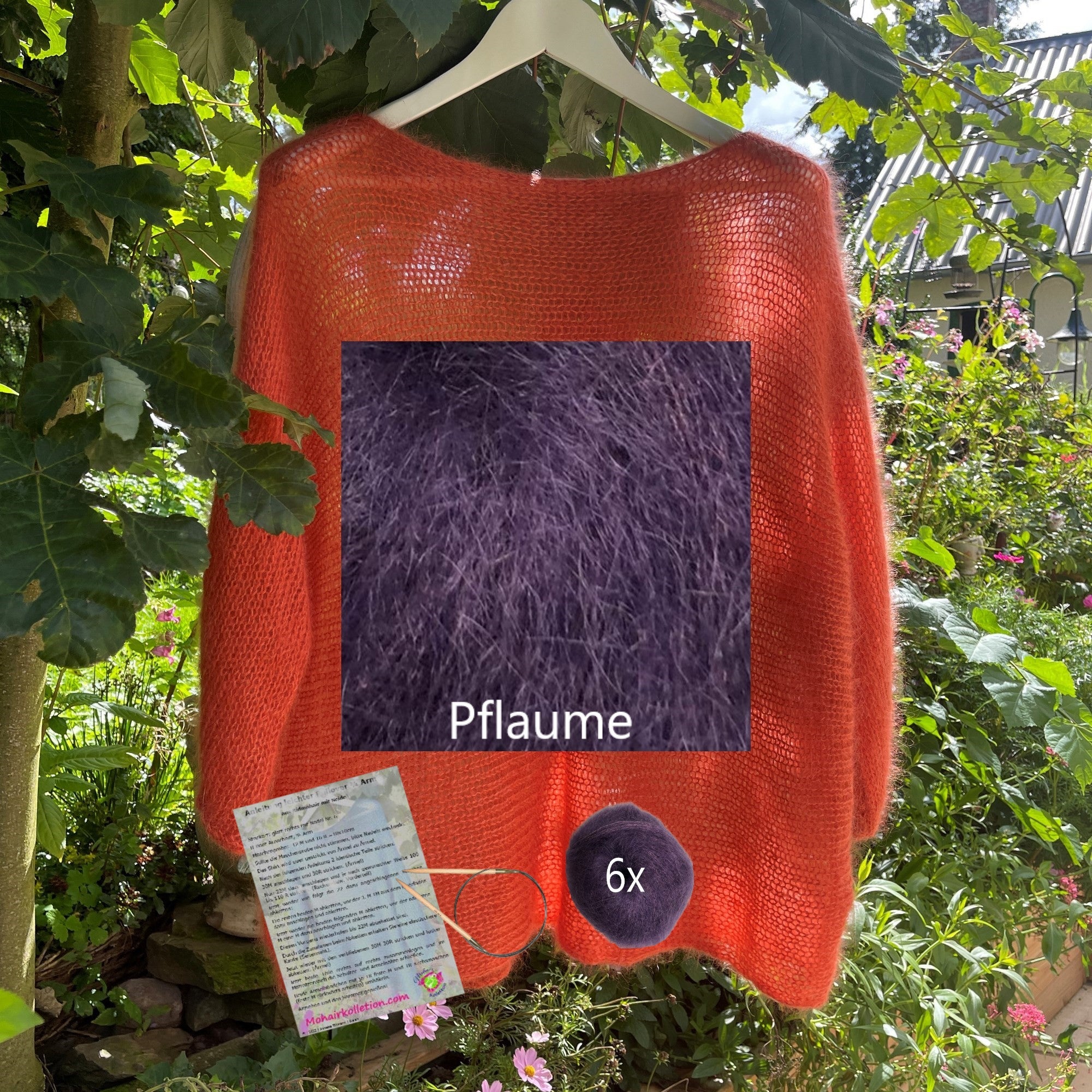Strick-Set Leichter Pullover 3/4 Arm Größe II