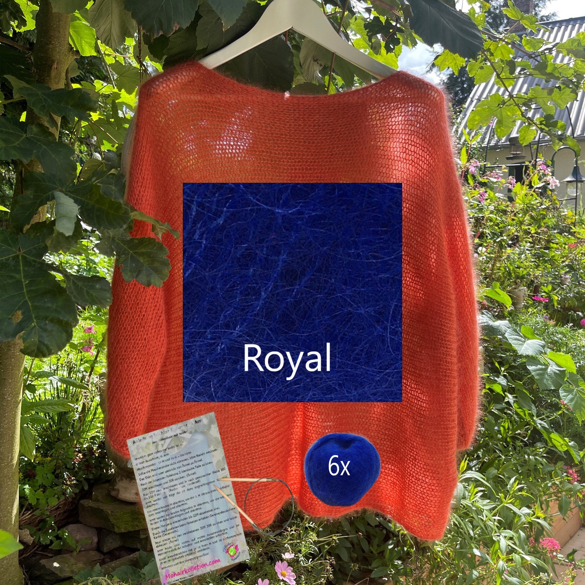 Strick-Set Leichter Pullover 3/4 Arm Größe II
