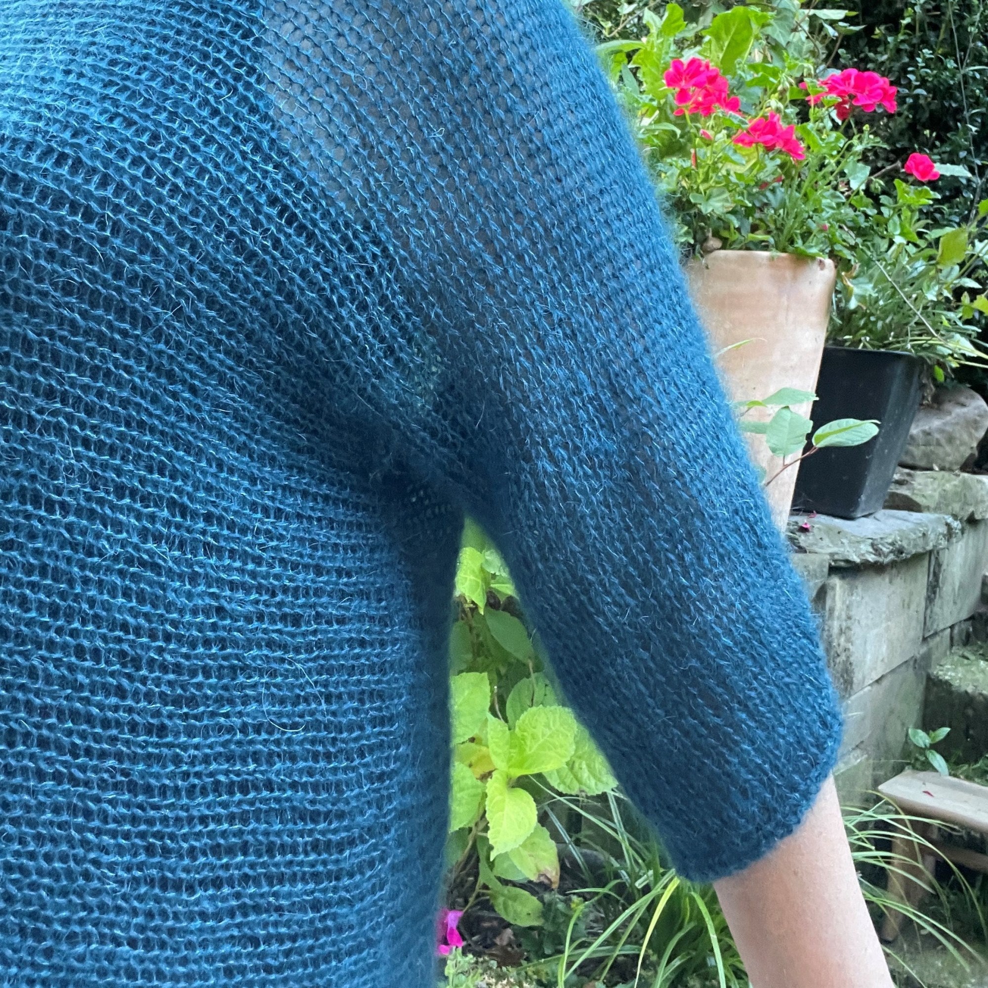 Leichter Pullover 3/4 Arm Größe I