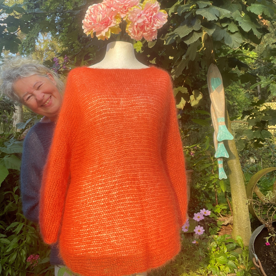 Leichter Pullover 3/4 Arm Größe II