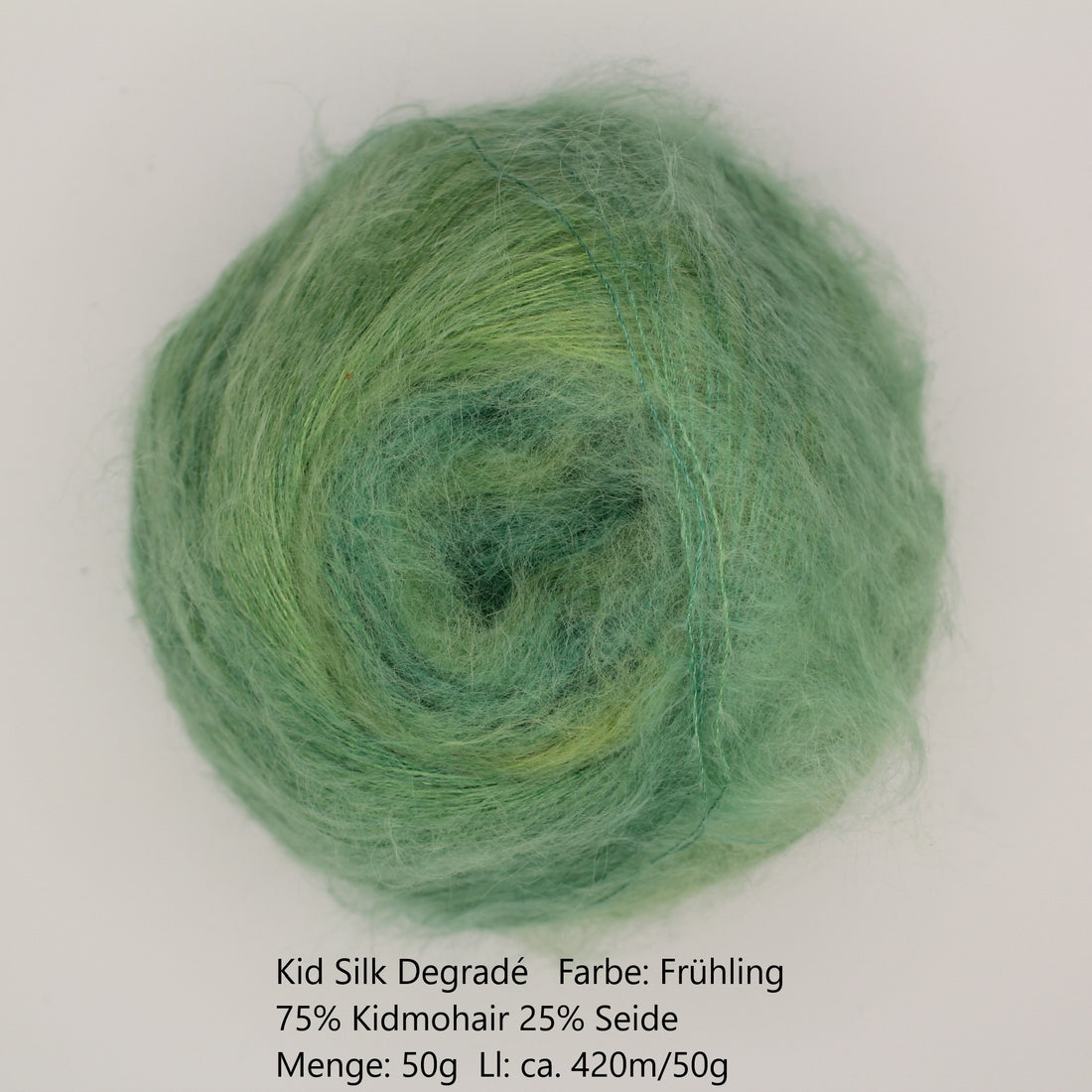 Kid Silk Degradé Garn Frühling