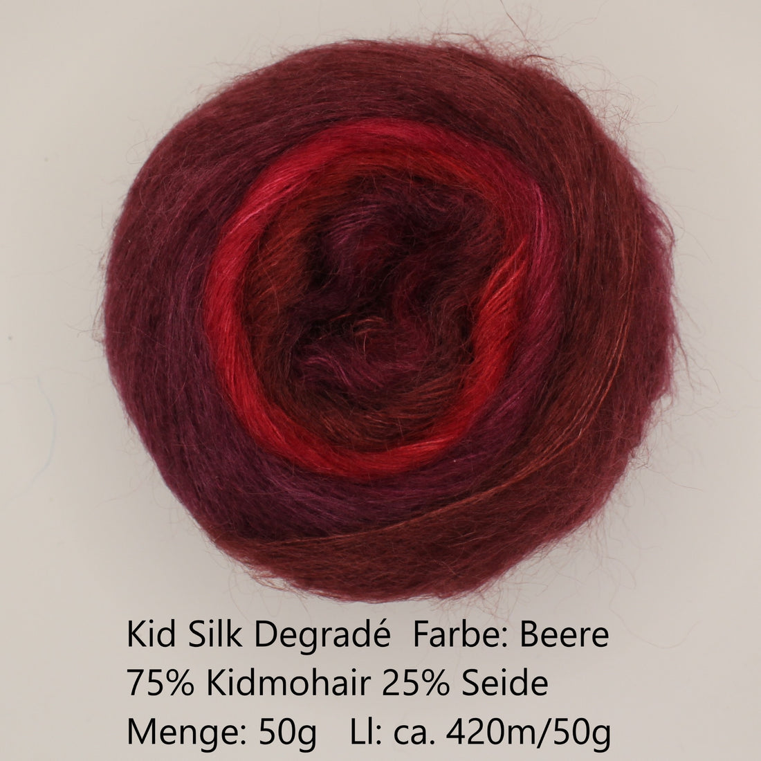 Kid Silk Degradé Garn Beere