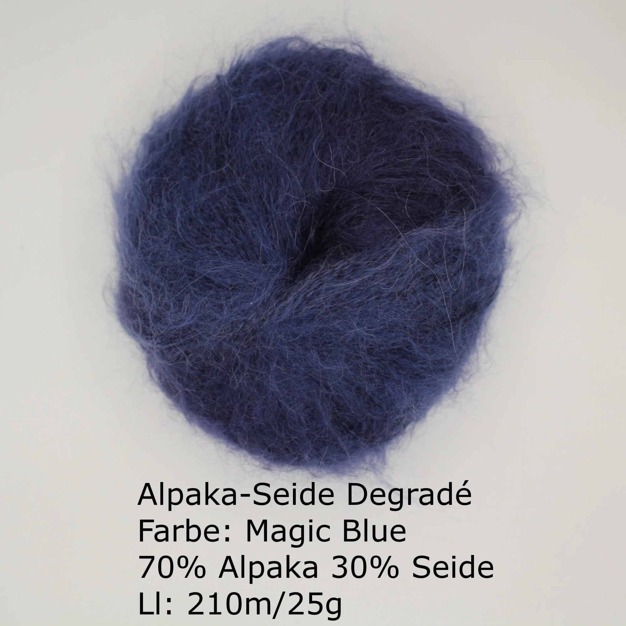 Alpaka Seide Degradé Magic Blue