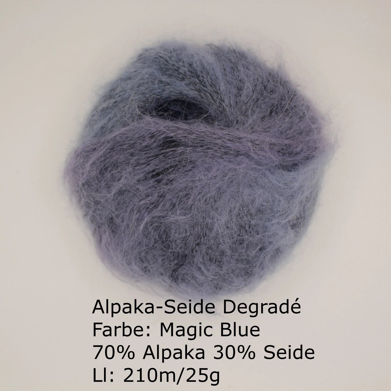 Alpaka Seide Degradé Magic Blue