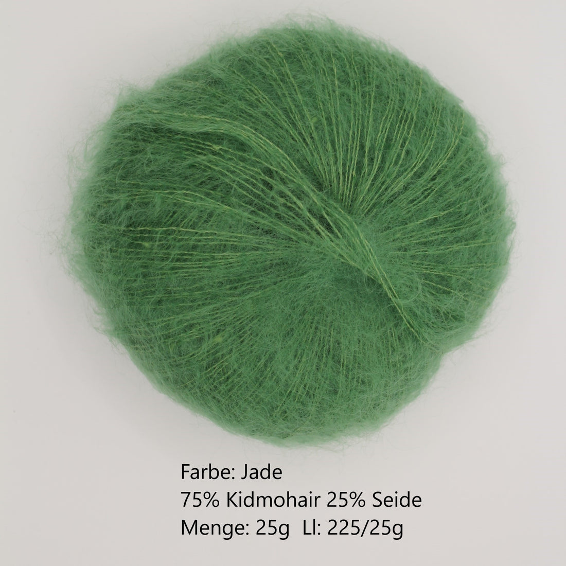 Kidmohair-Seiden Knäuel Jade