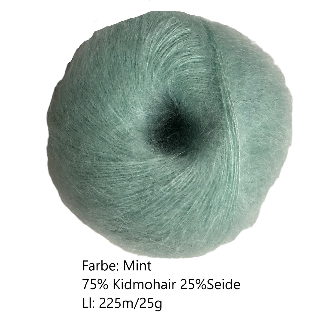 Kidmohair-Seiden Knäuel Mint