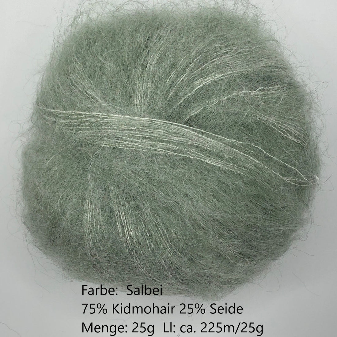 Kidmohair-Seiden Knäuel Salbei